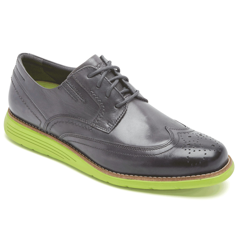 Sapatos Sociais Rockport Homem Cinzentas - Total Motion Sport Wingtip - 35784LUSW